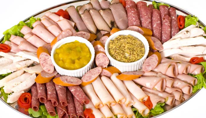 Sliced party trays served at Rome Country Meats and Deli Full-Service Butcher Shop in Nekoosa, WI Sliced party trays served at Rome Country Meats and Deli Full-Service Butcher Shop in Nekoosa, WI